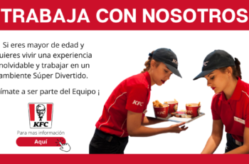 KFC SOLICITA PERSONAL FORMA PARTE DE NUESTRO EQUIPO.