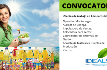 Ofertas de trabajo en Alimentos Ideal, S.A.