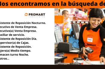 Promart: Vacantes en diferentes puestos.