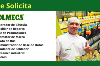 Empresa Olmeca solicita personal.