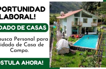 CUIDADORES DE CASAS | OPORTUNIDAD LABORAL| CUIDADORES DE CASAS | OPORTUNIDAD LABORAL|