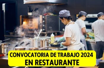 TRABAJA EN RESTAURANTES TRABAJA EN RESTAURANTES