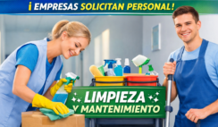 LIMPIEZA Y MANTENIMIENTO EMPLEOS 2024