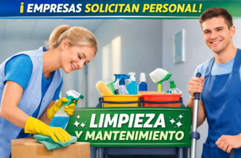 LIMPIEZA Y MANTENIMIENTO EMPLEOS 2024