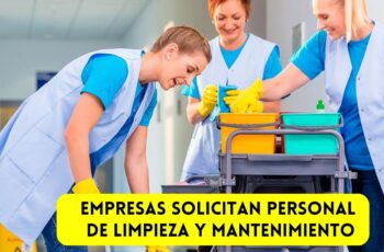LIMPIEZA Y MANTENIMIENTO EMPLEOS 2024